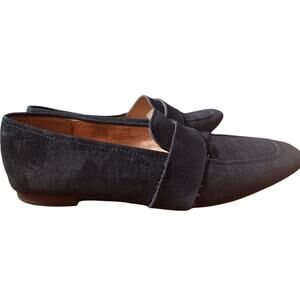 Halogen Black Suede Loafers size 8.5